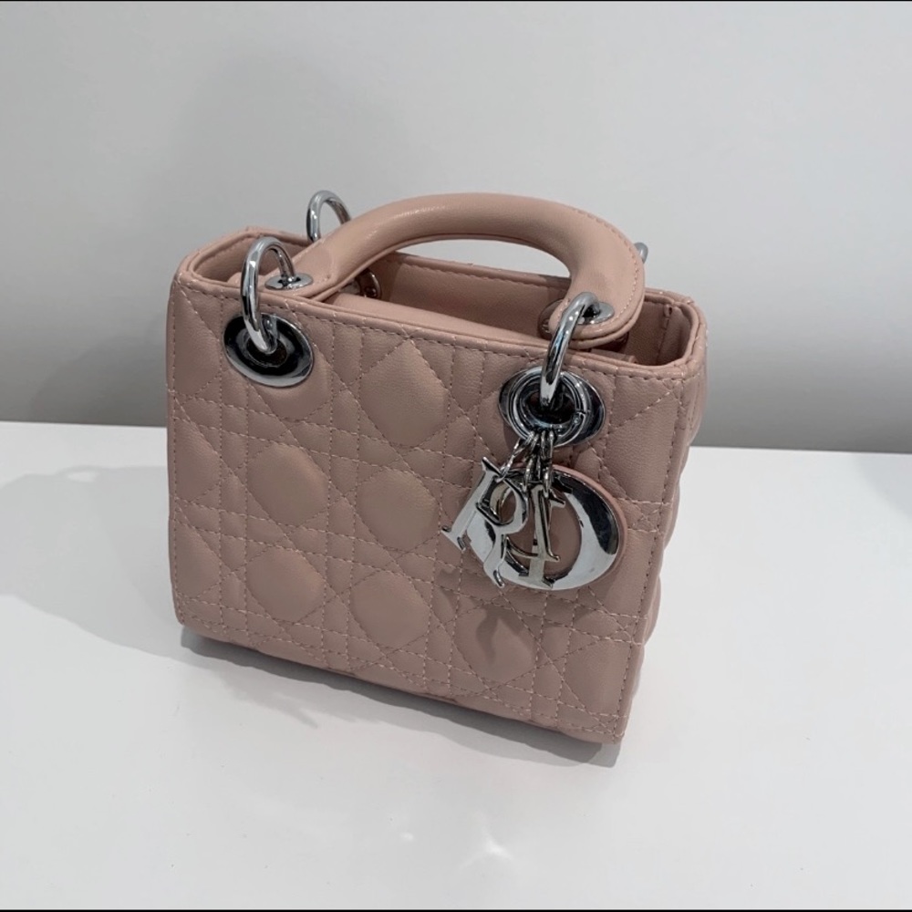Mini Lady Dior - Blush Pink